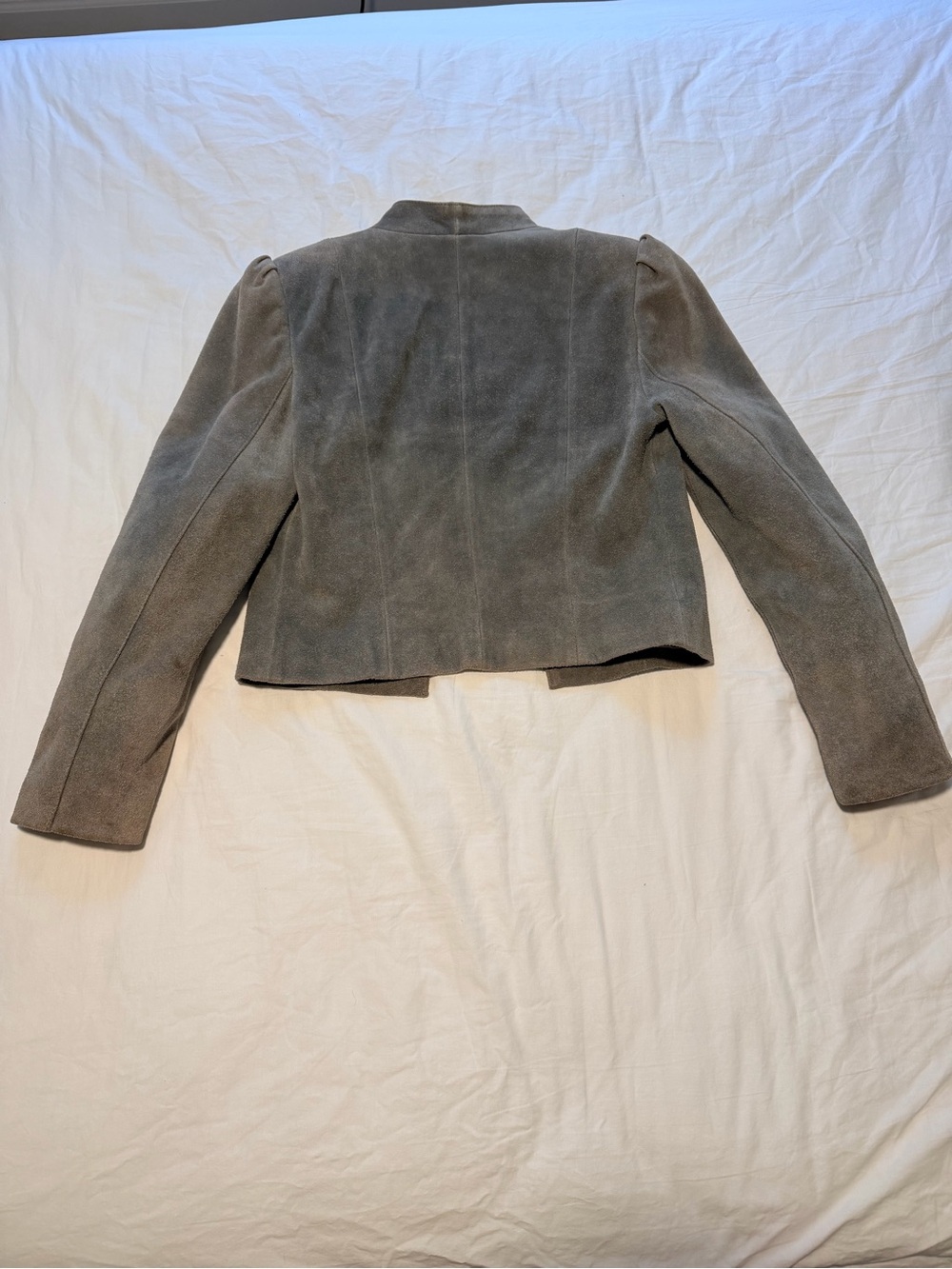 Winlit Genuine Leather Jacket - Women’s Size 11/12 - Gray - Excellent Condition - Picture 3 of 10